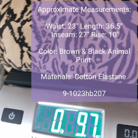 Divided by H&M size 2 Leopard Print Super Skinny Ankle Raw Hem Jeans Pants - Picture 9 of 9